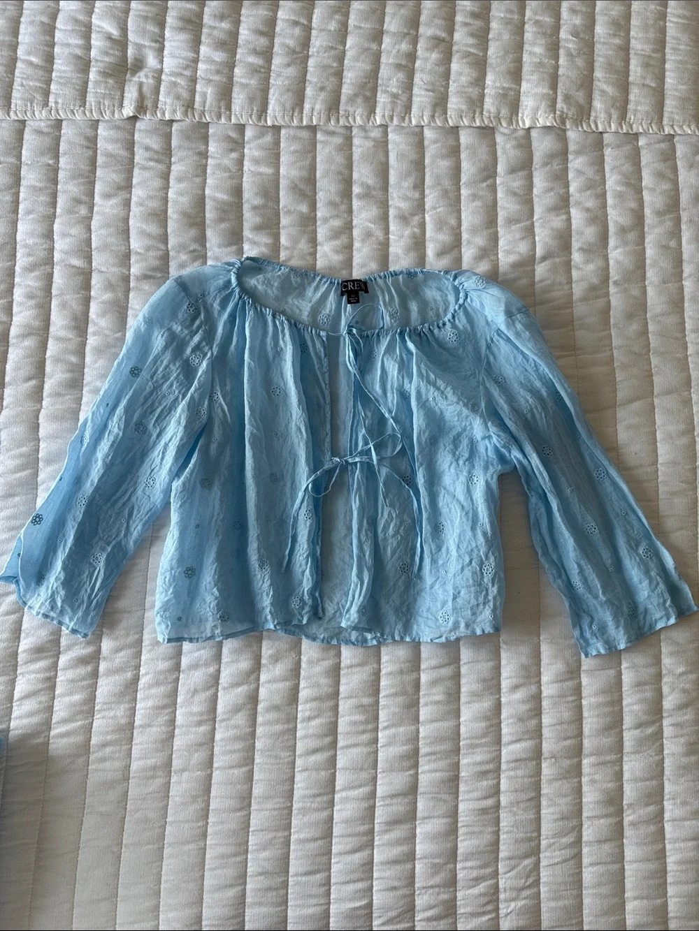 J. Crew See thru cover up set